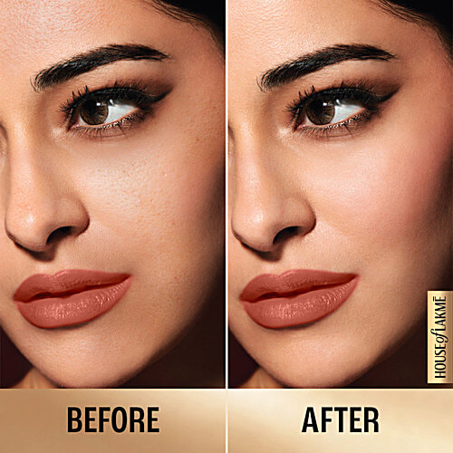 Lakme Powerplay Priming Powder Foundation, 9 g Ivory Cream 3-in-1 Primer/Foundation/Compact, Lasting Matte