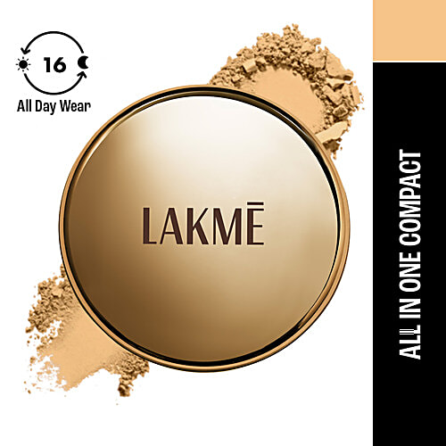 Lakme Powerplay Priming Powder Foundation, 9 g Ivory Cream 3-in-1 Primer/Foundation/Compact, Lasting Matte