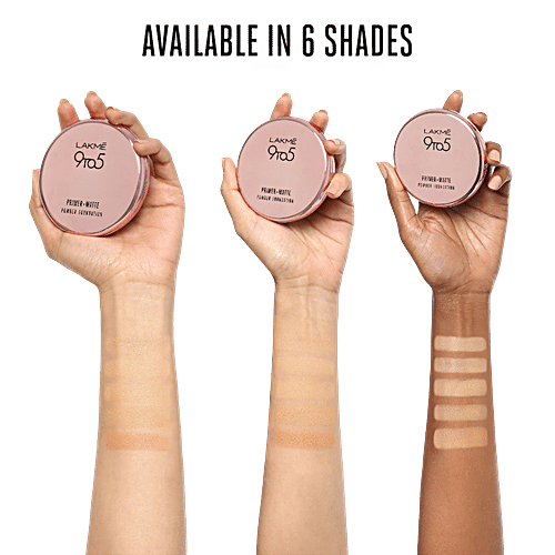 Buy Lakme 9 to 5 Primer + Matte Powder Foundation Compact Online at