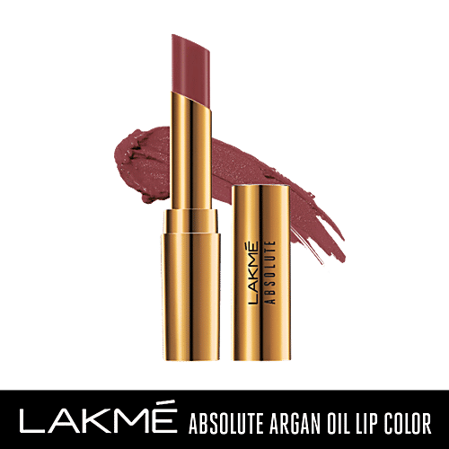 Lakme Absolute Argan Oil Lip Colour, 3.4 g Mauve 