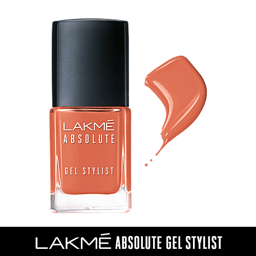 Lakme Absolute Gel Stylist Nail Color, 15 ml Beige Nude 
