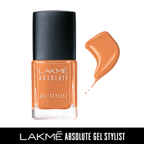 Lakme Absolute Gel Stylist Nail Color, 12 ml Peach Sorbet 