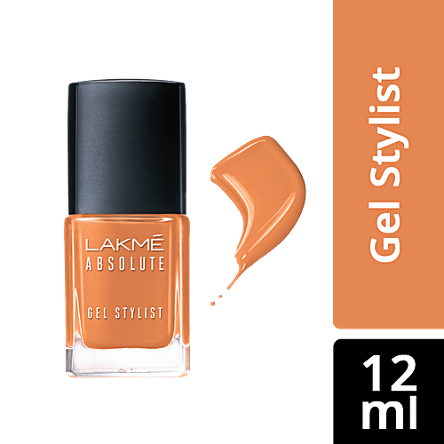 Lakme Absolute Gel Stylist Nail Color, 12 ml Peach Sorbet 
