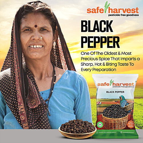 Safe Harvest Black Pepper, 100 g Pesticide Free Natural Food