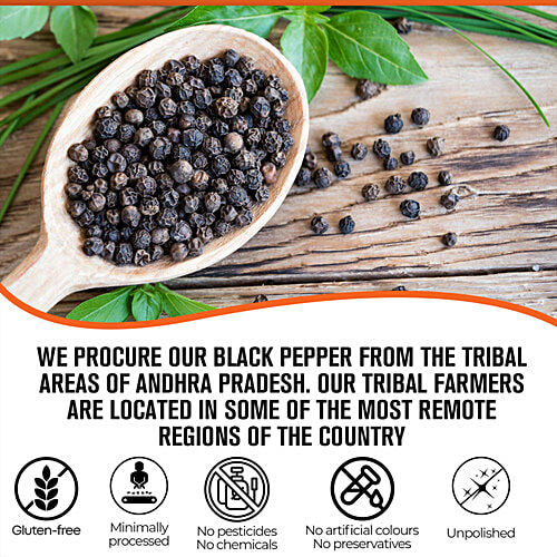 Safe Harvest Black Pepper, 100 g Pesticide Free Natural Food
