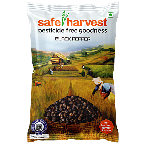 Safe Harvest Black Pepper, 100 g Pesticide Free Natural Food