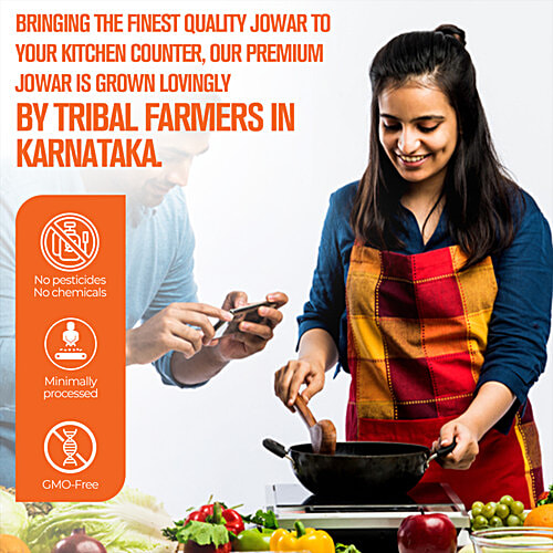 Safe Harvest Jowar Whole - Pesticide Free, 500 g  Pesticide Free Natural Food