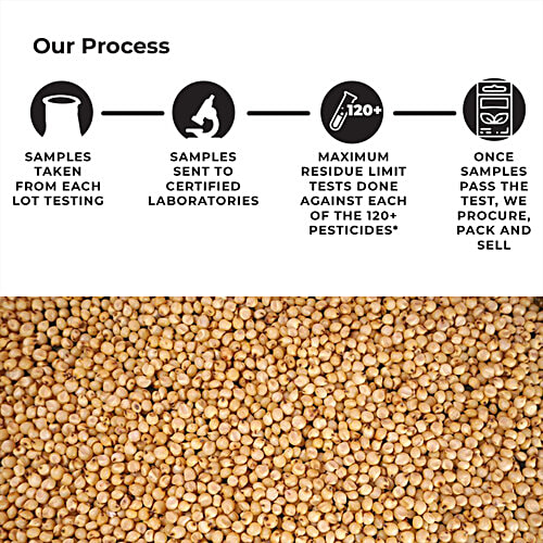 Safe Harvest Jowar Whole - Pesticide Free, 500 g  Pesticide Free Natural Food