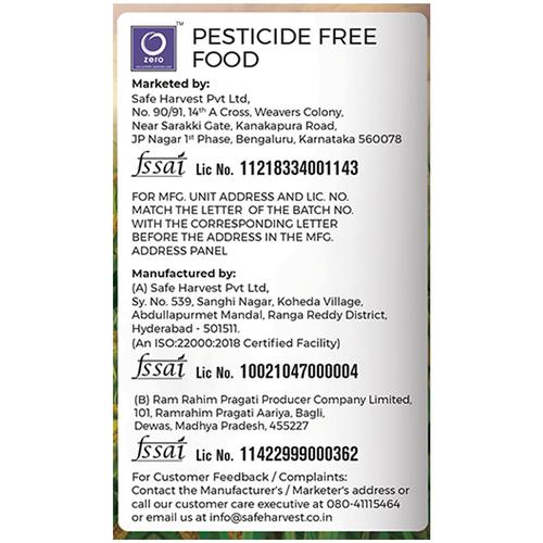 Safe Harvest Little Millet Rice - Pesticide Free, 500 g  Pesticide Free Natural Food