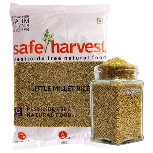 Safe Harvest Little Millet Rice - Pesticide Free, 500 g  