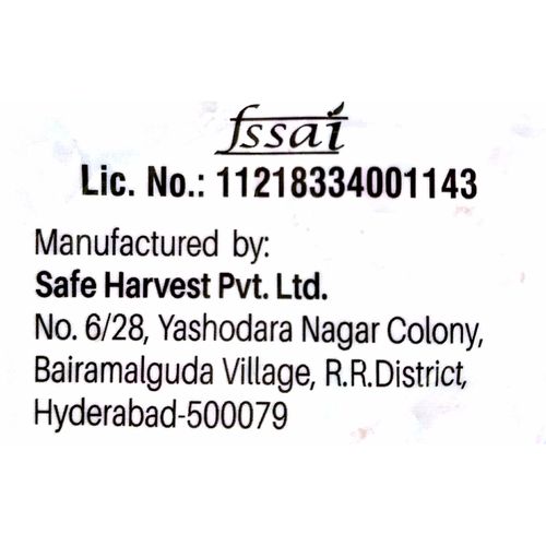 Safe Harvest Roasted Sooji - Pesticide Free, 1 kg  