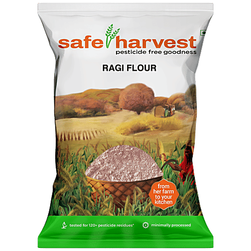 Buy Safe Harvest Ragi Flour Pesticide Free Online at Best Price of Rs