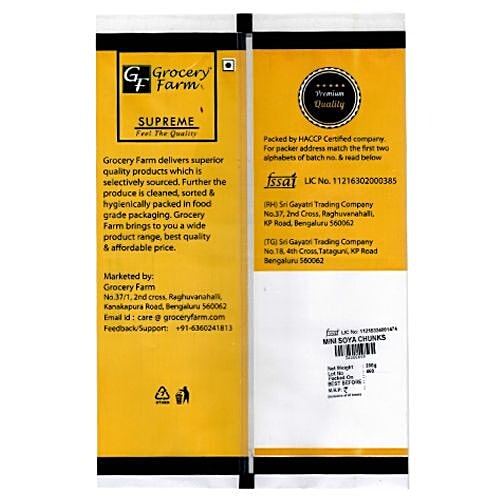 Grocery Farm Mini Soya Chunks, 200 g  