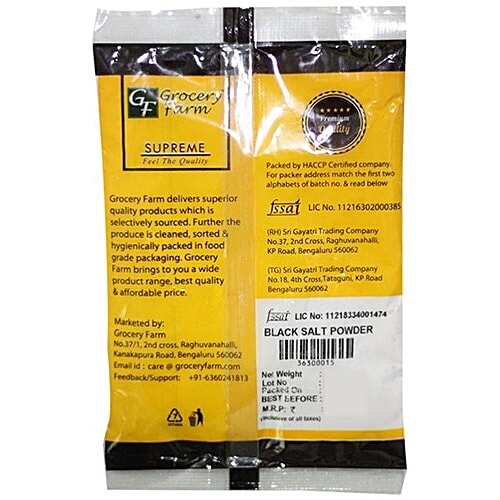 Grocery Farm Black Salt/Uppu Powder, 100 g  