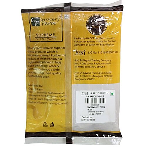 Grocery Farm Cinnamon/Chakke, 100 g  