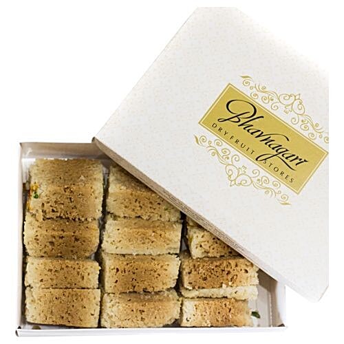 Buy Bhavnagari Dry Fruit Stores Crunchy Kaju Mysore Pak Online at Best