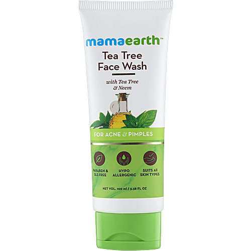 Mamaearth Tea Tree Face Wash, 100 ml  