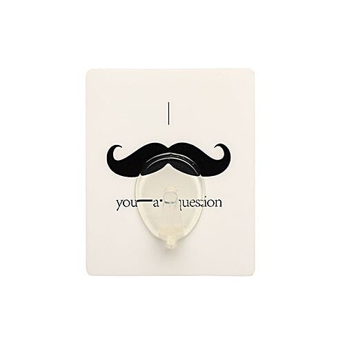 BB Home Plastic Hook/Hanger Card - Self Adhesive/Stickable, BH 047, 1 pcs  