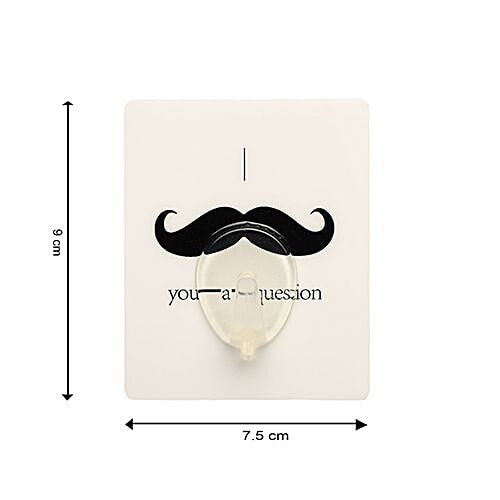 BB Home Plastic Hook/Hanger Card - Self Adhesive/Stickable, BH 047, 1 pcs  