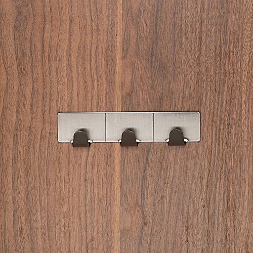 BB Home Steel Hook/Hanger Self Adhesive/Stickable - BH 054, 1 pc (Set of 3) 