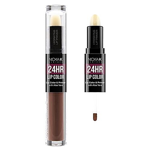 Nicka K 24hr Lip Colour & Primer, 1.5 g Chocolate 