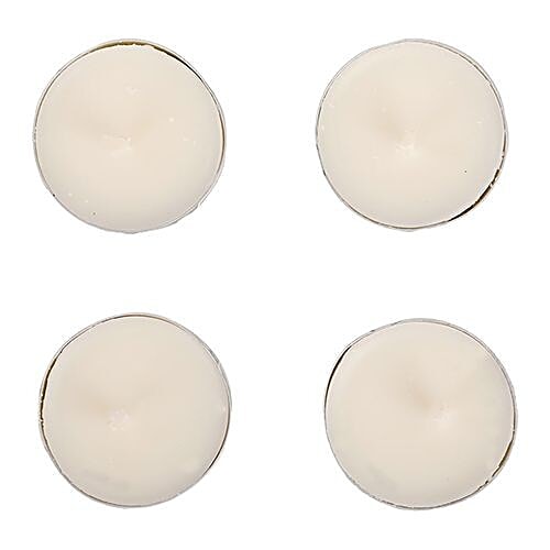 DP Candle Wax Decorative Tea Light - Bb-1253-White, 50 pcs, 50 pcs  