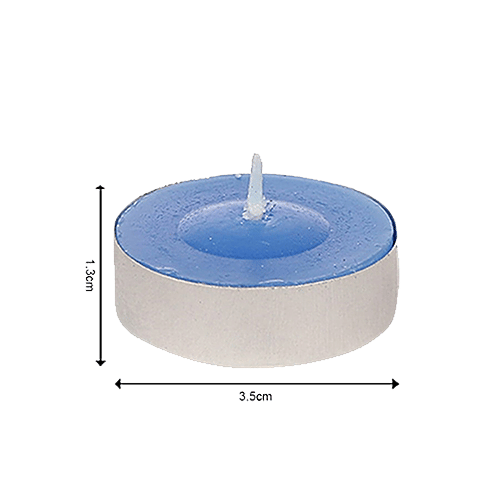 DP Wax Decorative Scented Tealight Candles - Blueberry, BB-1261-5, 18 pcs  