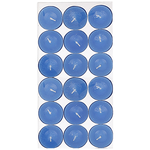 DP Wax Decorative Scented Tealight Candles - Blueberry, BB-1261-5, 18 pcs  