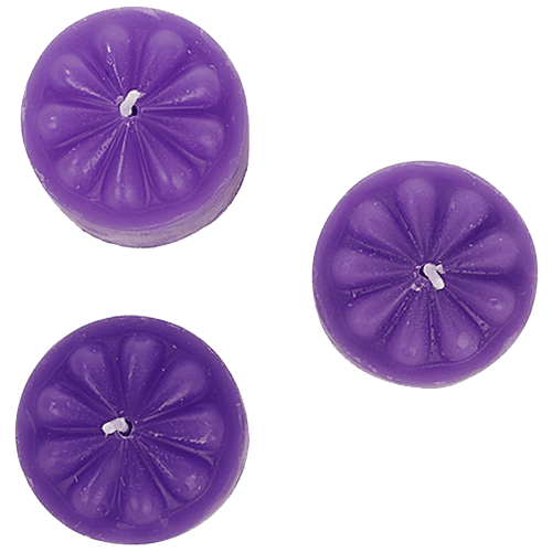 DP Decorative Wax Candles - Lavender, BB-1262-1, 6 pcs  