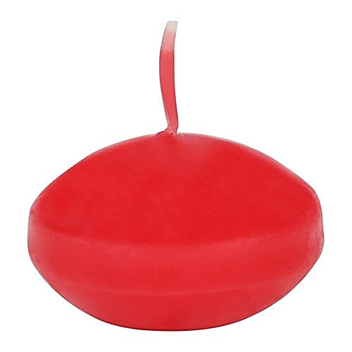 DP Decorative Wax Floating Candles - Red, BB-1256, 12 pcs  