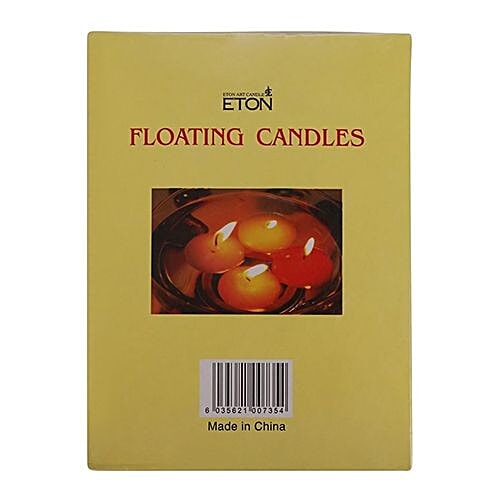 DP Decorative Wax Floating Candles - Red, BB-1256, 12 pcs  