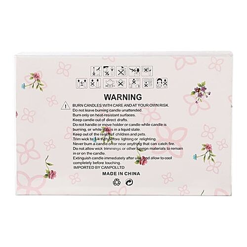 DP Decorative Wax Scented Candles - Ocean, BB-1258-3, 3 pcs  