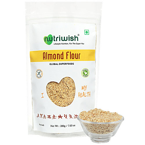 NUTRIWISH Almond Powder, 200 g  