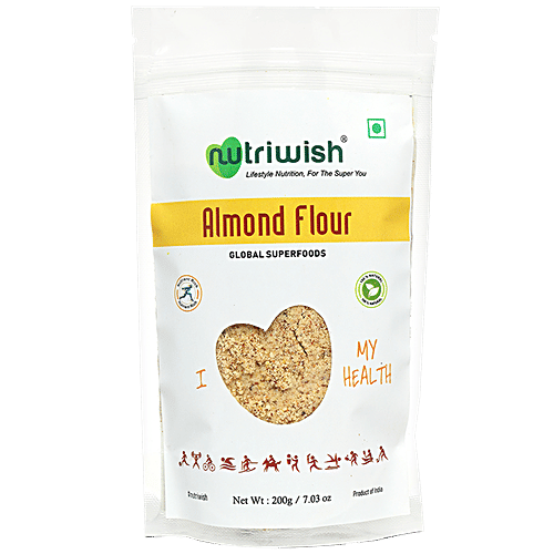 NUTRIWISH Almond Powder, 200 g  