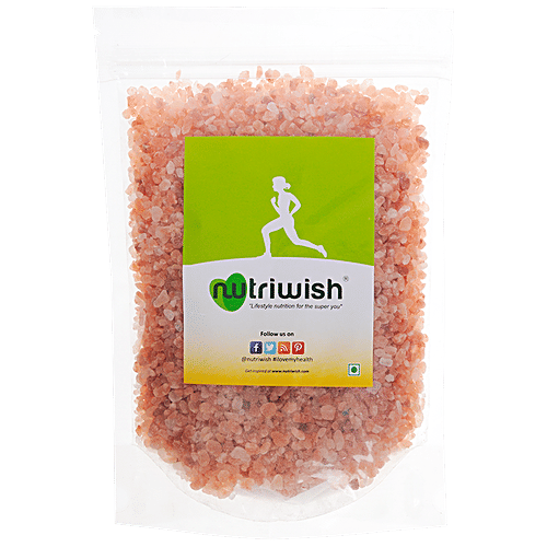 NUTRIWISH Himalayan Pink Salt/Uppu Granules, 500 g  
