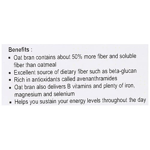 NUTRIWISH Gluten-Free Oat Bran, 500 g  