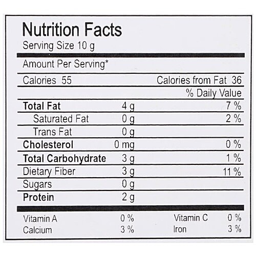 NUTRIWISH Roasted & Salted Flax Seeds, 500 g  