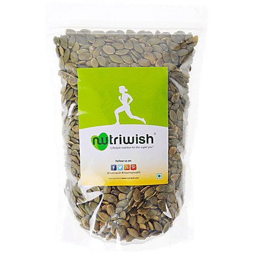 NUTRIWISH Raw Pumpkin Seeds - Premium, 500 g  