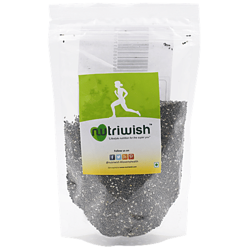 NUTRIWISH Raw Chia Seeds - Premium, 150 g  