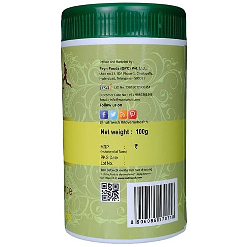 NUTRIWISH Moringa Powder, 100 g  