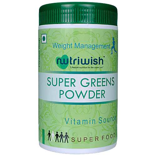 NUTRIWISH Super Greens Powder, 100 g  