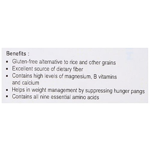 Nutriwish Gluten-Free White Quinoa - Premium, 500 g Gluten Free & Source of Dietary Fiber