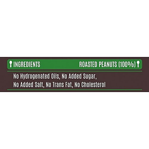 Alpino Natural Crunch Peanut Butter - Unsweetened, 250 g  