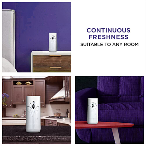 Airwick Lavender & Lotus Air Freshener - Kit, 250 ml  Hills of Munnar, Upto 60 Days