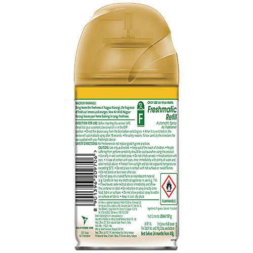 Air wick Freshmatic Automatic Air Freshener Refill - Nagpur Narangi, 250 ml  