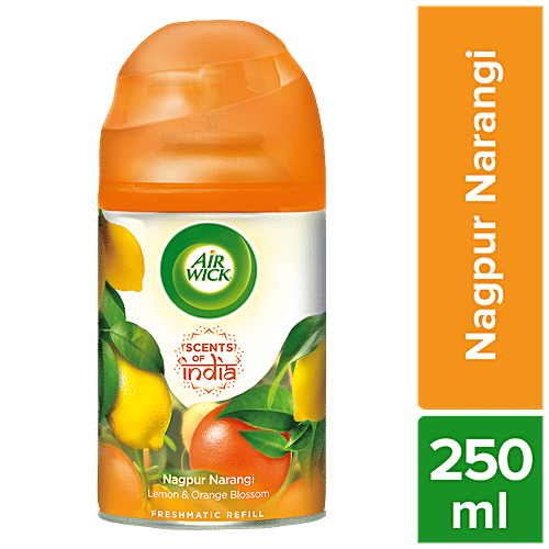 Air wick Freshmatic Automatic Air Freshener Refill - Nagpur Narangi, 250 ml  