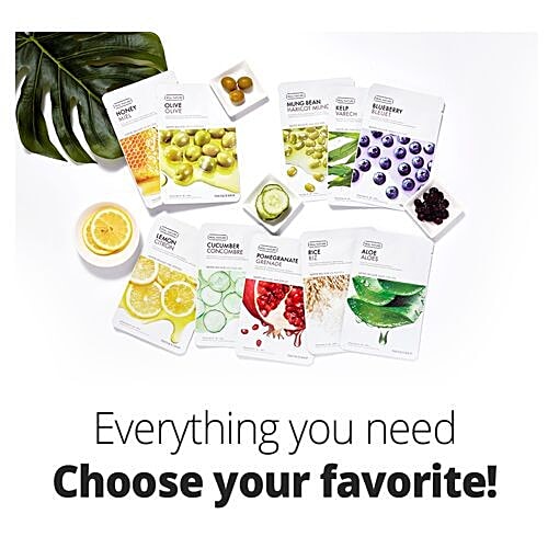 The Face Shop Real Nature Mung Bean Face Mask, 20 g