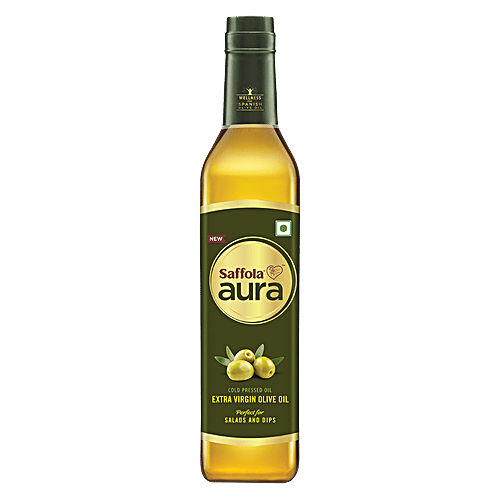 Saffola Extra Virgin Olive Oil, 500 ml  Power of Antioxidants