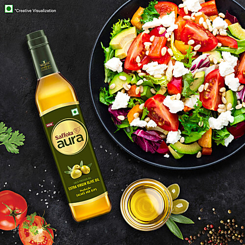 Saffola Extra Virgin Olive Oil, 500 ml  Power of Antioxidants
