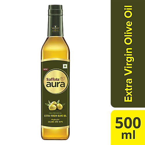 Saffola Extra Virgin Olive Oil, 500 ml  Power of Antioxidants